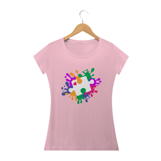 Nome do produto Baby Look - autismo (Splash)
