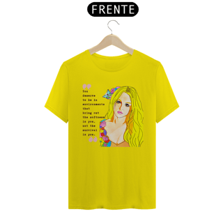 Nome do produto Camiseta Fandom Quality - Britney and Quote - Cores Claras
