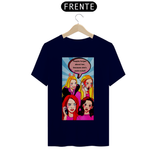 Nome do produto Camiseta Fandom Exclusiva - Garotas Malvadas - Cena do telefonema