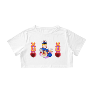 Nome do produto Cropped Unissex - Xu Marinheira Nave