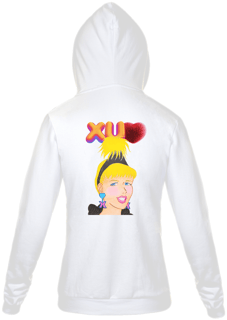 Nome do produto Moleton Com Zíper e Capuz Exclusivo  - Xu Look Navio 