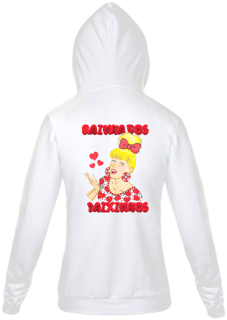 Nome do produto Moleton Com Zíper e Capuz - Rainha Coraxões