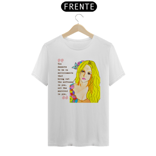 Nome do produto Camiseta Fandom Quality - Britney and Quote - Cores Claras