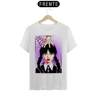Nome do produto Camiseta Fandom Exclusiva - Wandinha e Mãozinha