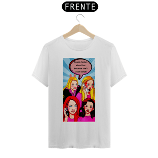 Nome do produto Camiseta Fandom Exclusiva - Garotas Malvadas - Cena do telefonema