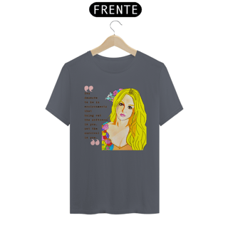 Nome do produto Camiseta Fandom Quality - Britney and Quote - Cores Claras