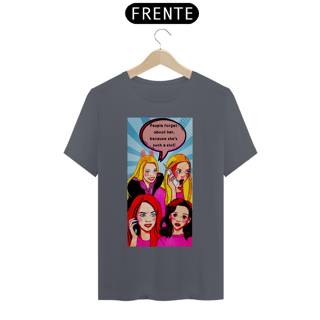 Nome do produto Camiseta Fandom Exclusiva - Garotas Malvadas - Cena do telefonema