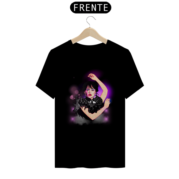Camiseta Fandom Exclusiva - Wandinha dançando
