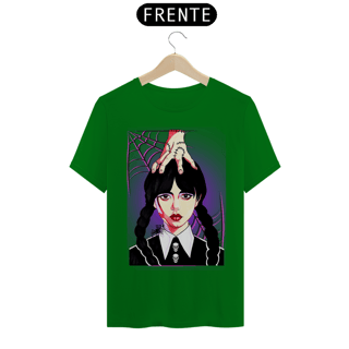 Nome do produto Camiseta Fandom Exclusiva - Wandinha e Mãozinha