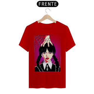 Nome do produto Camiseta Fandom Exclusiva - Wandinha e Mãozinha