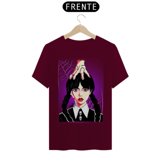 Nome do produto Camiseta Fandom Exclusiva - Wandinha e Mãozinha