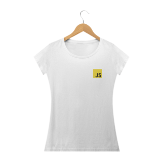 Nome do produto Logo  JavaScript - Camisa Feminina