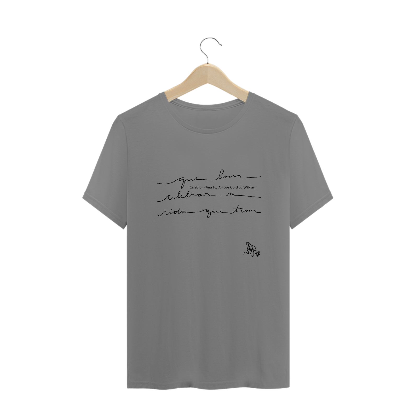 Camiseta Plus Size Ana Lu: Celebrar