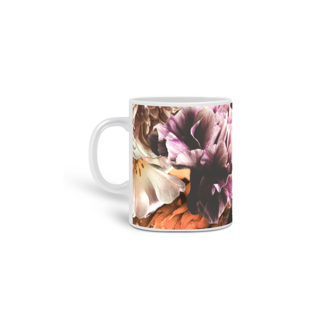 Nome do produto: Caneca: Flores