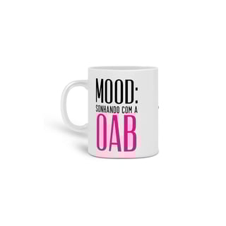 Caneca: Sonhando com a OAB