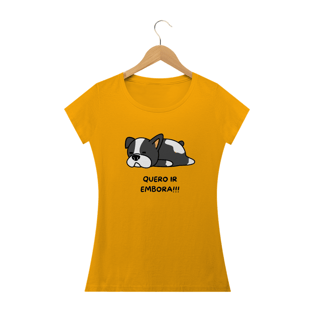 Nome do produtoCamiseta Baby long quero ir embora