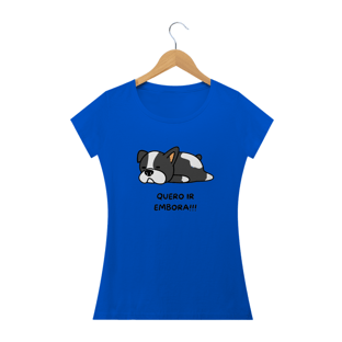 Nome do produtoCamiseta Baby long quero ir embora