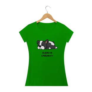 Nome do produtoCamiseta Baby long quero ir embora