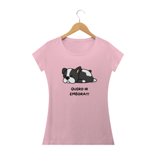Nome do produtoCamiseta Baby long quero ir embora