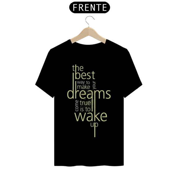 Camiseta com frases em inglês