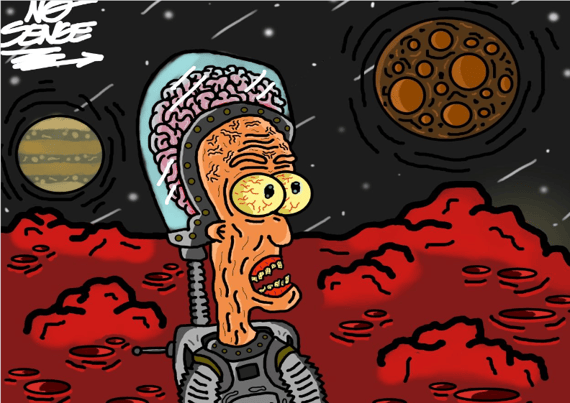 Poster NoSense - Unknow Austronaut