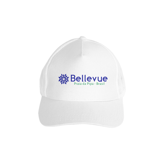 Bellevue boné com tela