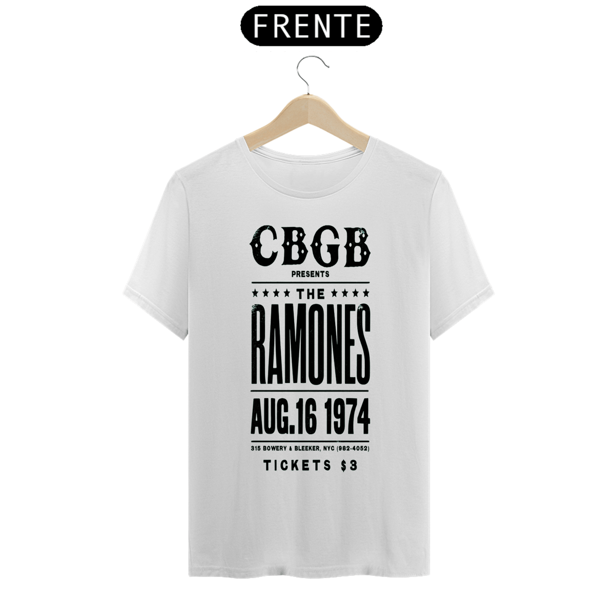 Nome do produto: Ramones | CBGB | Algodão Classic