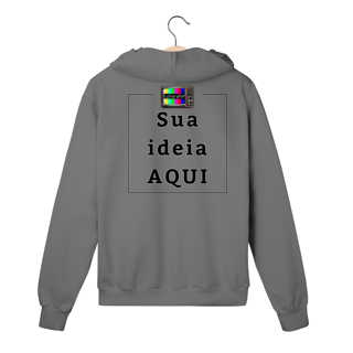 Nome do produto Catálogo. Moletom com Ziper