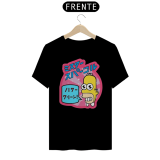 Nome do produto Homer Simpson. Logo Japão