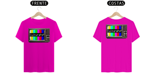Nome do produto CulturaPop Unissex. Frente e Costas