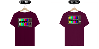 Nome do produto CulturaPop Unissex. Frente e Costas