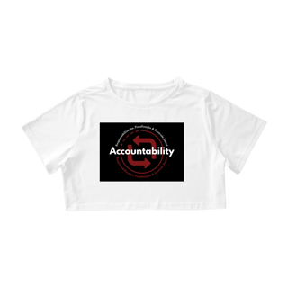 Nome do produto Camiseta Cropped Accountability