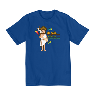 Nome do produto T-shirt infantil 10 a 14 anos - São Joãozinho
