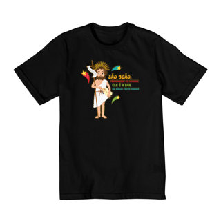 Nome do produto T-shirt infantil 10 a 14 anos - São Joãozinho