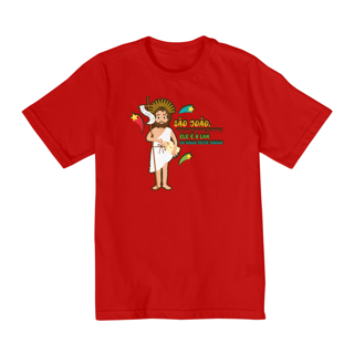 Nome do produto T-shirt infantil 10 a 14 anos - São Joãozinho