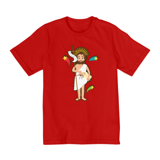 Nome do produto T-shirt infantil 2 a 8 anos - São Joãozinho e fogos
