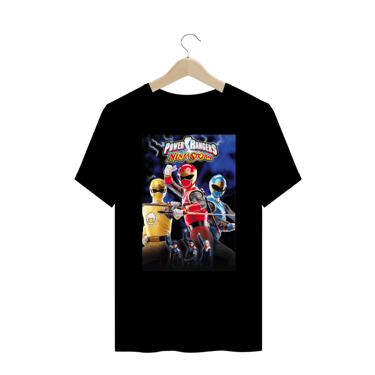 Nome do produto: Camiseta Do Power Rangers Tempestade Ninja