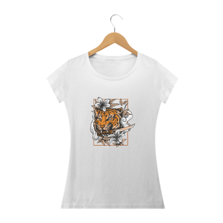 Nome do produto Camiseta - Onça floral 