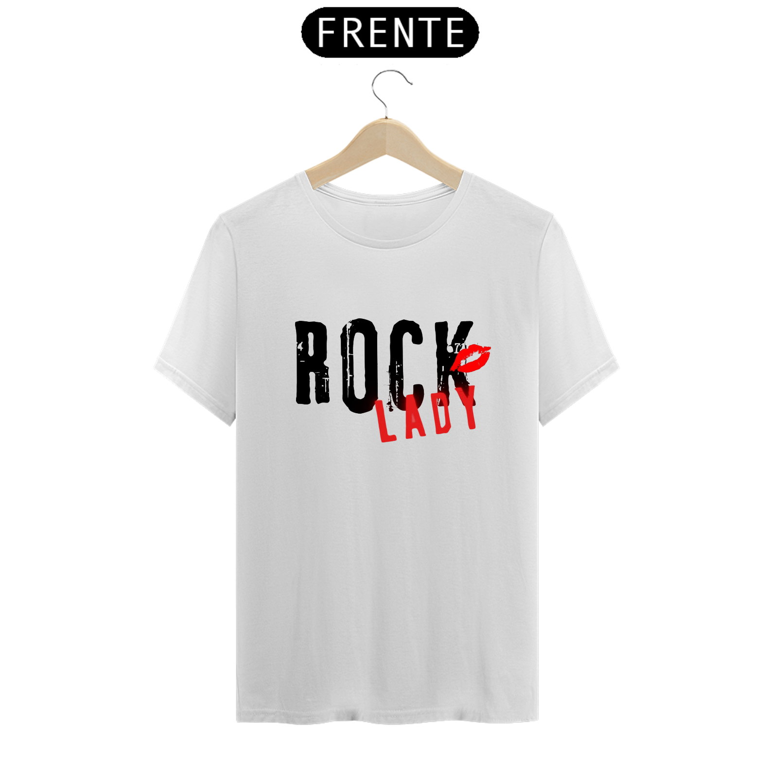 Camiseta Rock Lady - Branca