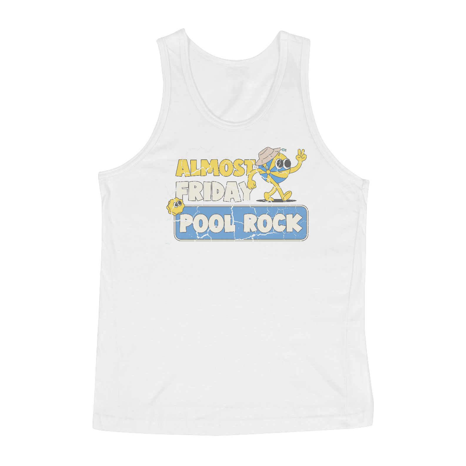 Camiseta Regata -  Pool Rock - Almost Friday 