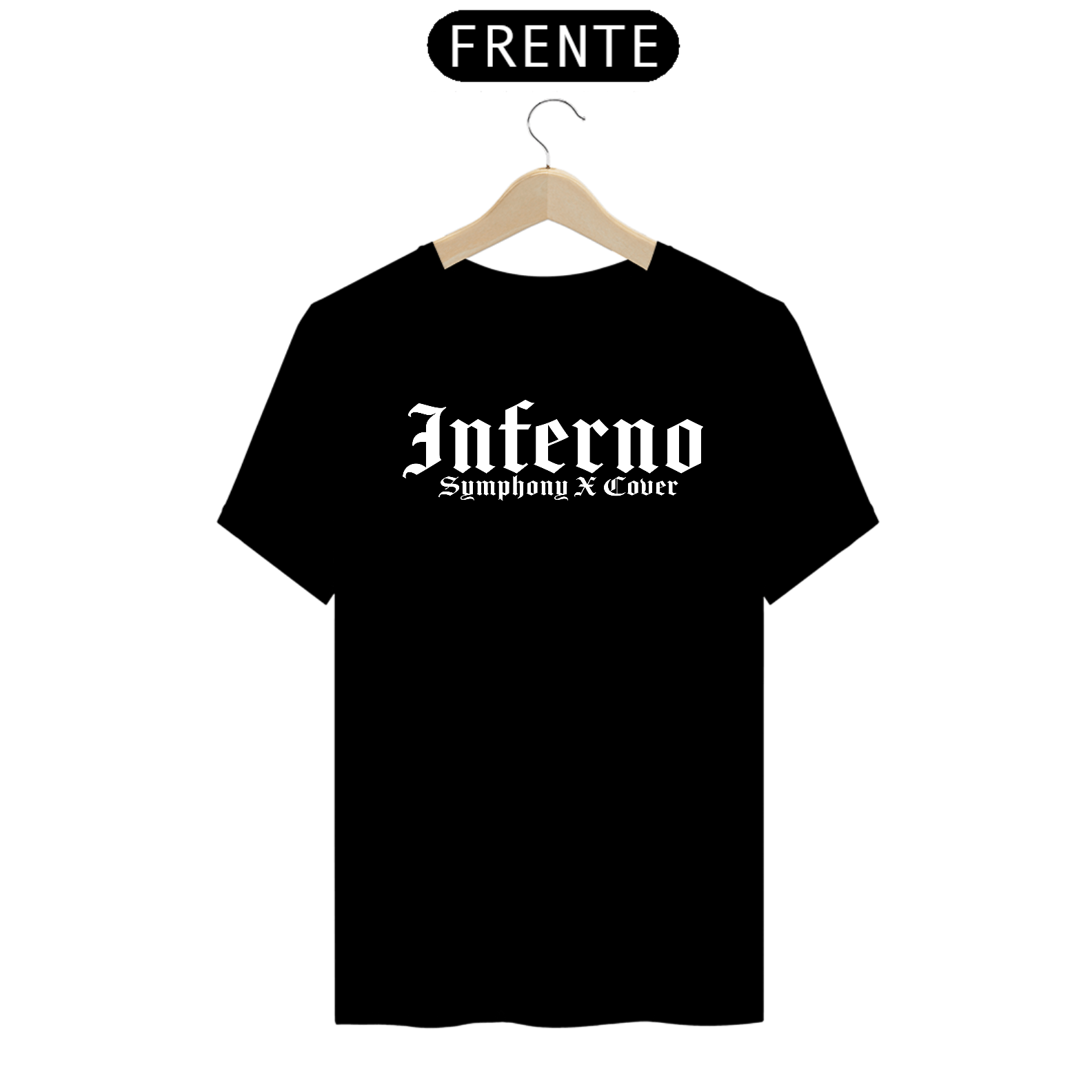 Camiseta - Inferno - Logo - Preta