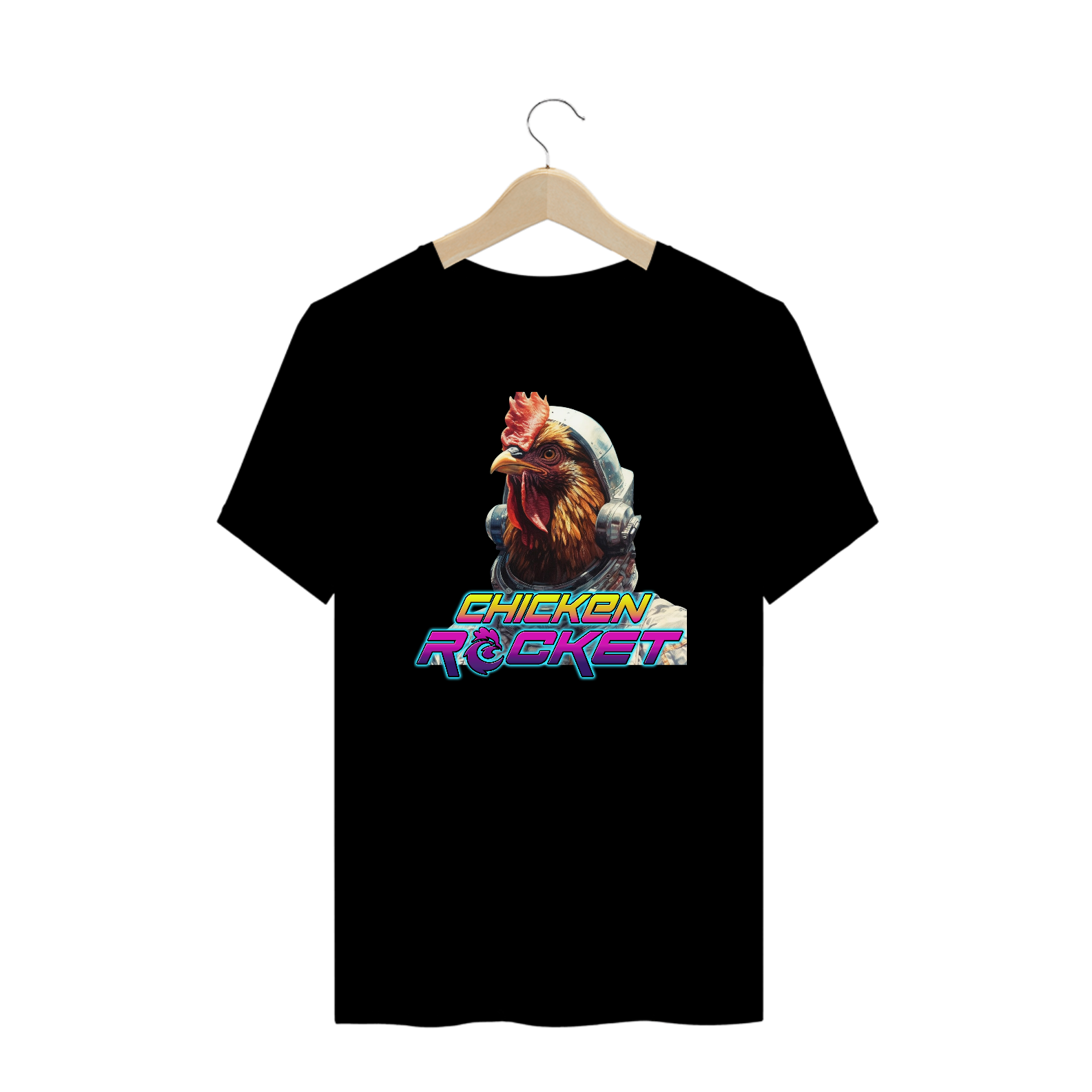 Camiseta Plus - Chicken Rocket