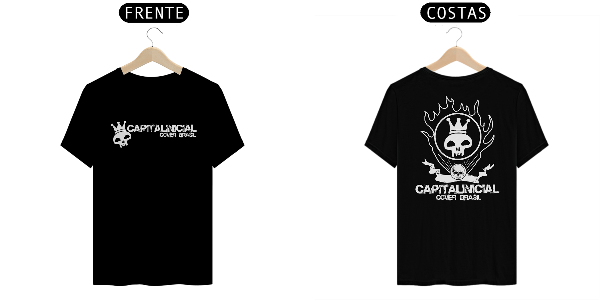 Camiseta Quality - Capital Inicial Cover Brasil