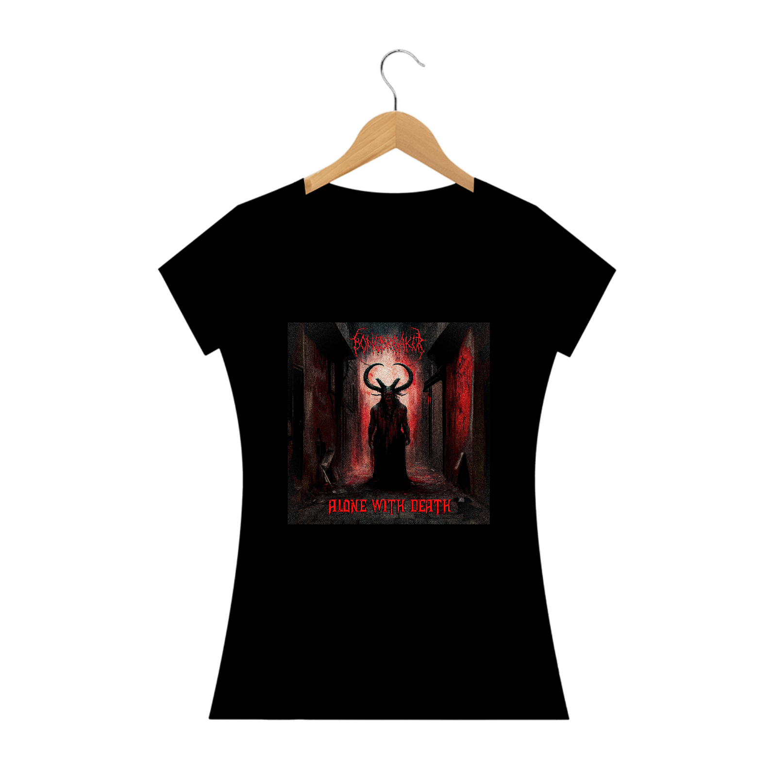 Camiseta Prime - Alone with Death - BoneBreaker 