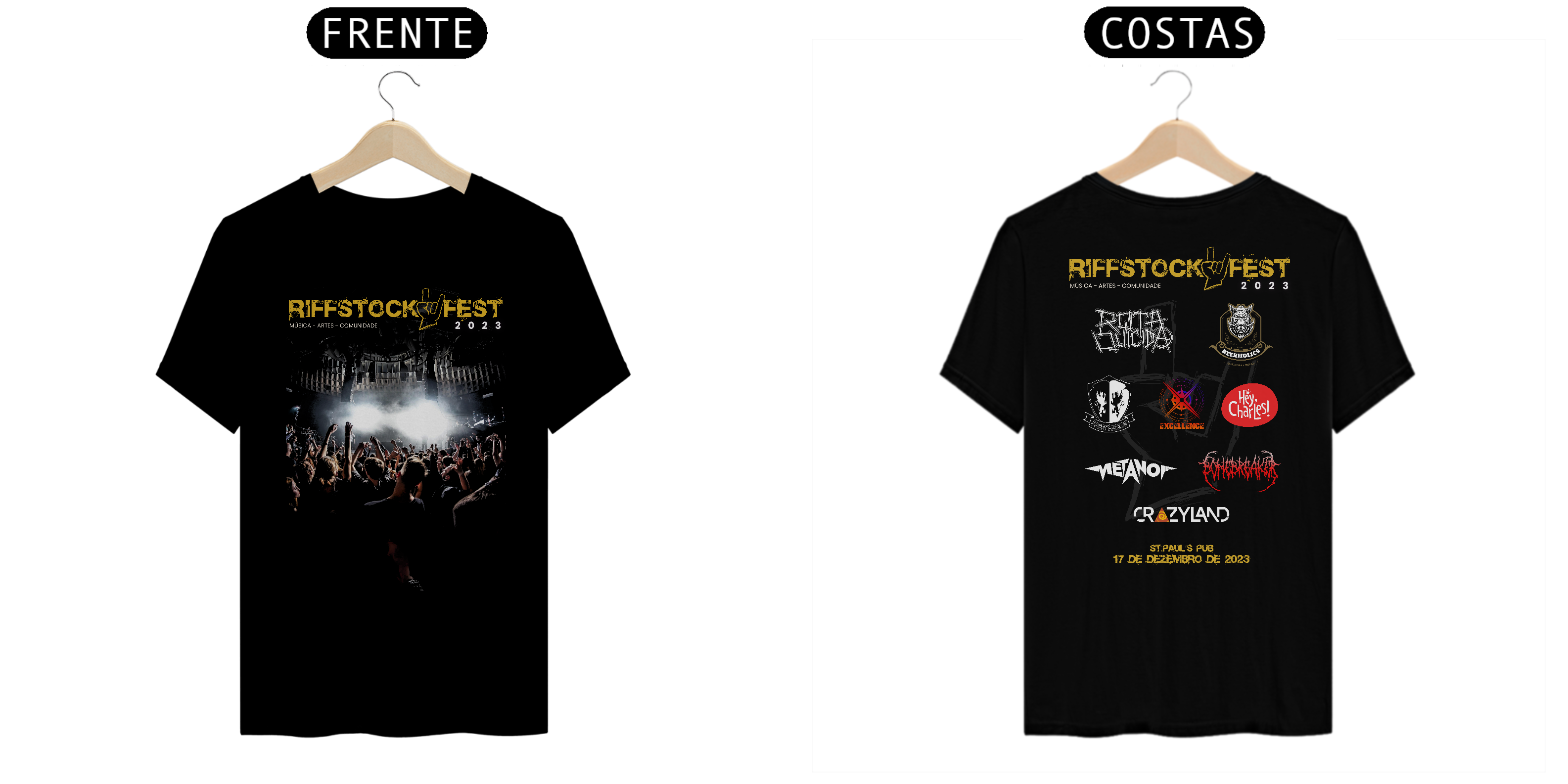 Camiseta Oficial - RiffStock Fest 2023