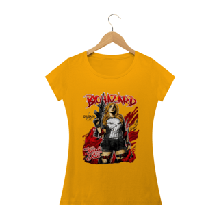 Nome do produto CAMISA FEMININA A JUSTICEIRA BIOHAZARD E DELGADO STORE 
