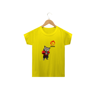 Nome do produto CAMISA INFANTIL GATO BOXING (10 a 14)