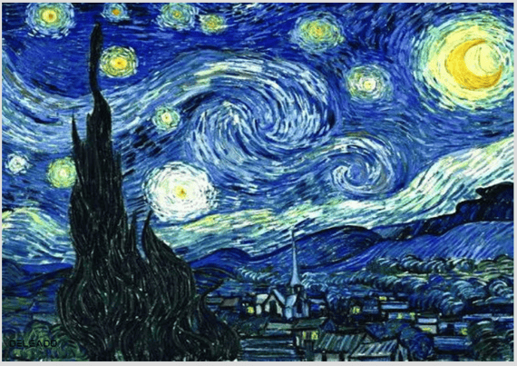 POSTER A NOITE ESTRELADA 