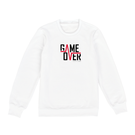 MOLETOM UNISSEX GAME OVER ALFA 