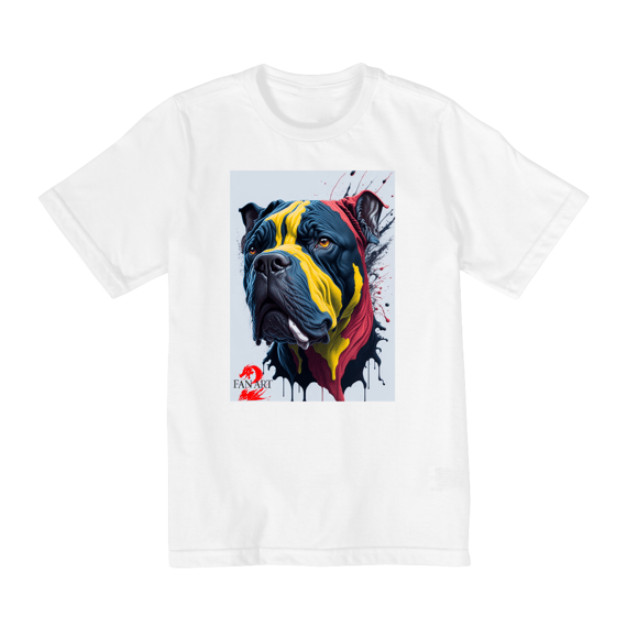 CAMISA INFANTIL BOXER FAN ART (10 A 14)
